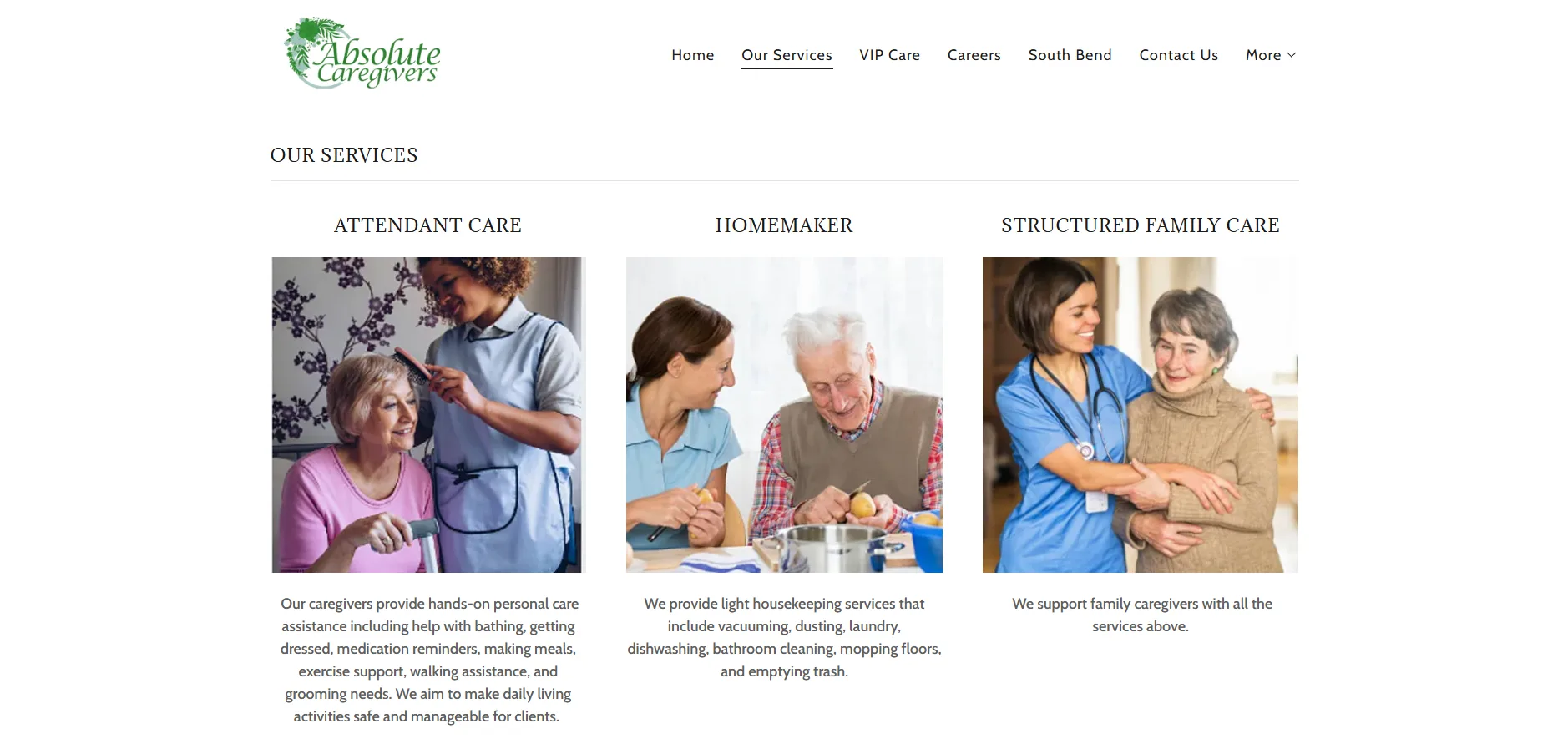 Absolute Caregivers - VIP Care